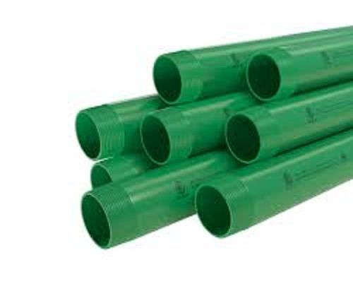 Green Heavy-Duty Leak-Resistant Round Pvc Plastic Pip, 1.3-3Mm Thickness And 3-6 Meter Length Thickness: 1.3Mm To 3Mm Millimeter (Mm)