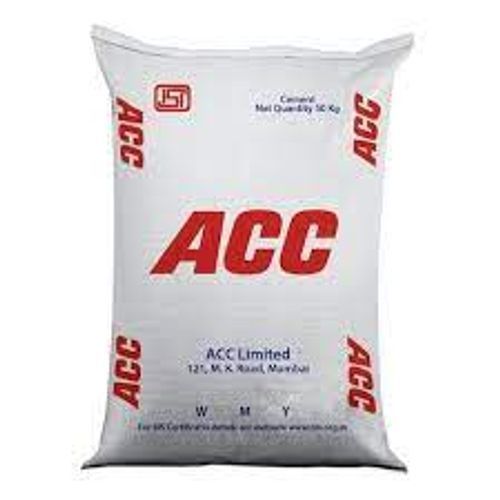 Grey High Performance And Long Lasting Acc Cement 