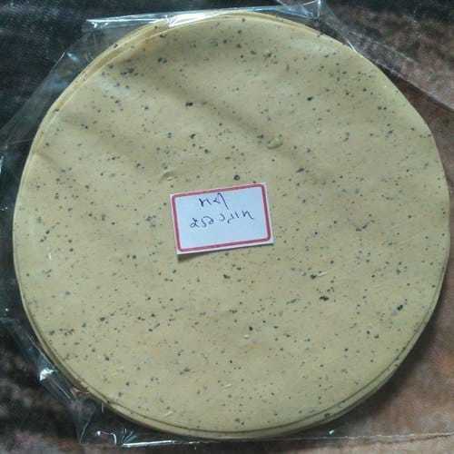 Light Yellow Round Plain Salted Crunchy Moong Papad, 250 Gram Packaging Size  Best Before: 6 Months