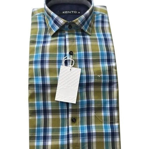 Men Full Sleeves Highly Penetrable And Modish Cotton Casual Squared Shirt