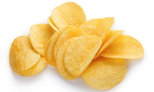 Orange Salty Potato Chips