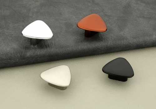 Brass Plain Door Knobs In Triangle Shape And Available In Various Color