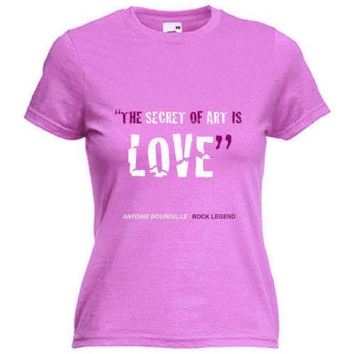 Pink And Cotton Printed Half Sleeve Mens T Shirts For Casual And Regular Wear Gender: Female