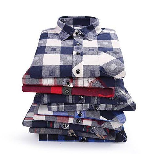 Washable Slim Fit, Regular Formal Checks Men Cotton Shirt