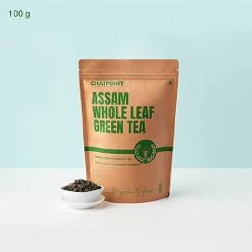 100% Natural Pure Healthy Fresh Assam Whole Leaf Green Tea For Decrease Blood Pressure