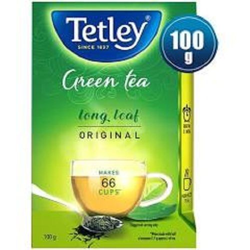  100% प्राकृतिक शुद्ध स्वस्थ ताज़ा स्वाद वाली टेटली लंबी पत्ती वाली हरी चाय, शुद्ध वजन 100 ग्राम