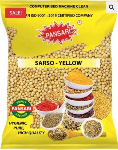 9001: 2015 Certified Company Pansari Sarso Yellow Hygienic Pure High Quality