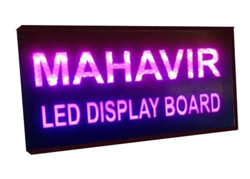 Custom Indoor And Outdoor Display Acrylic Led Sign Board Body Material: Ss