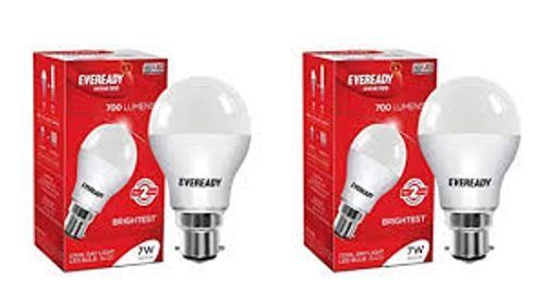 Eveready Brightest Mild Base 7-Watt Led Bulb  Body Material: Aluminum