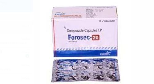 Forosec-20 Omeprazole Capsules Lp, Reduces The Amount Of Acid Produced In Stomach