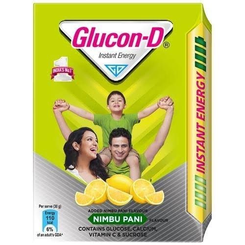 Glucose D Nimbu Pani Flavor With Calcium And Vitamin-C For Instant Energy