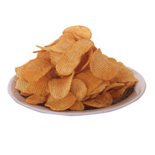 Hygienically Packed Fried Salty Round Shape Yellow Potato Chips