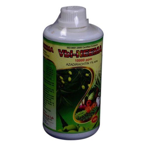 Pack Of 1000 Ml Vbl Neema 10000 Ppm Azadirachtin Bio Pesticides For Agriculture Uses