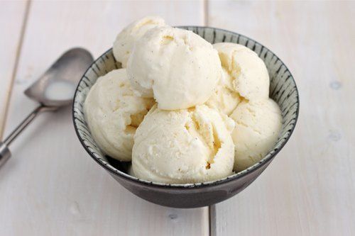 Plain Tasty Good Source Of Fiber Protein Healthy Vitamins Sweet Vanilla Ice Cream 
