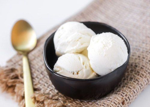 Plain White Tasty Healthy Flavour Delicious And Made With Natural Ingredients Vanilla Ice Cream