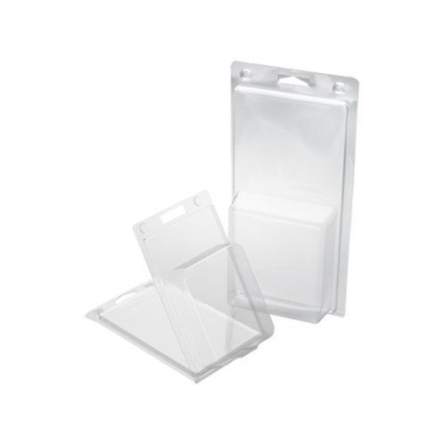 Smooth Surface Rectangular Shape Pvc Clamshell Tray With 10 Mm Thickness