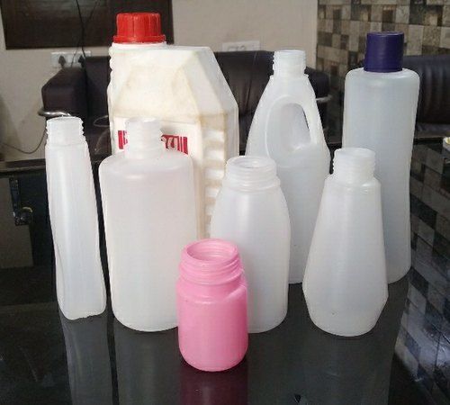 Resistant To Bacteria White HDPE Chemical Plastic Leak Proof Bottle 100 Percent Solid Plastic
