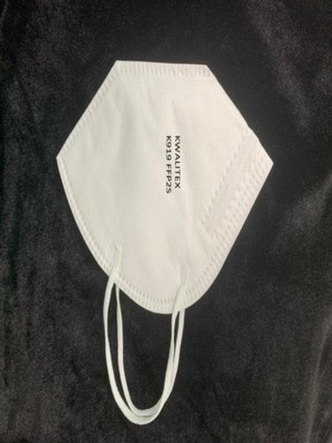Reusable Anti Pollution White Cotton Face Mask For Personal & Medical Purpose
