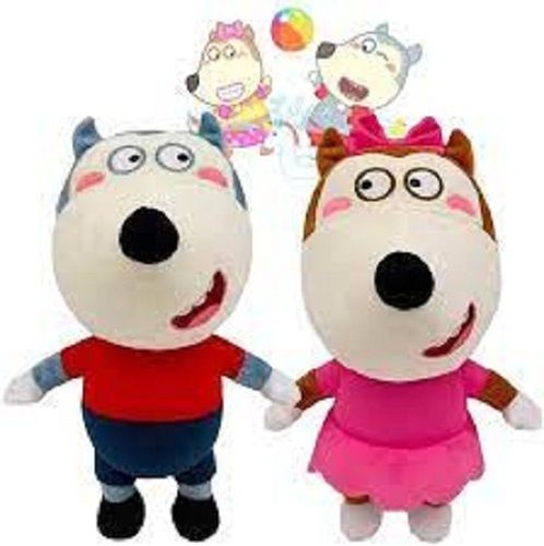 Plastic Soft Smooth And Cuddly Skin Friendly Pink, Red Color Baby Cartoon Toys For Kids