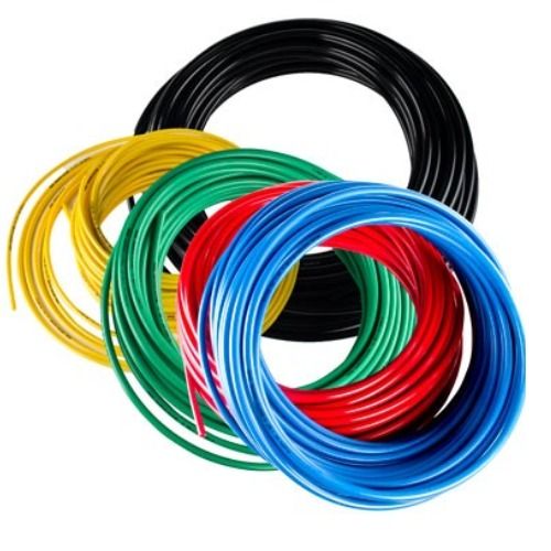 Various Colors Round Shape Pvc Sleeves For Electric Fittings Hardness: Yes