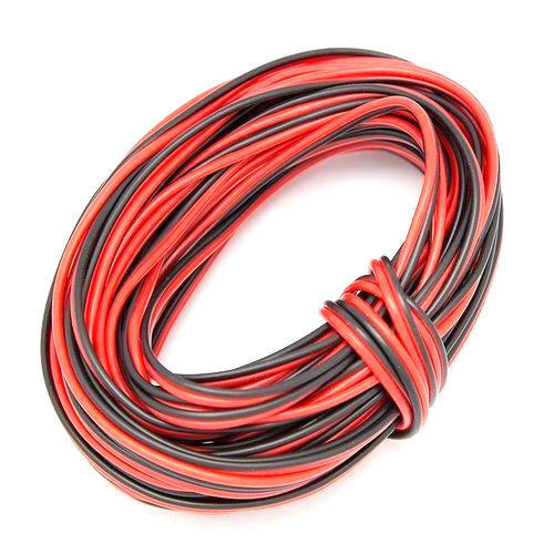 Red And Black Durable Long Lasting Fire Proof Safe And Secure Pvc Copper Flexible Electrical Wire 