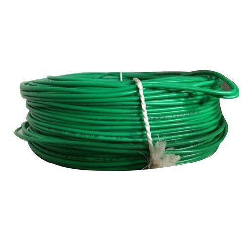 2 Core 1100v Green Durable Long Lasting Fire Proof Safe And Secure Copper 100a Electrical Wire 