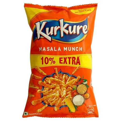 Made With Rice And Wheat, Mouthwatering Spicy Taste 60Gram Masala Munch Kurkure  Grade: Food Grade