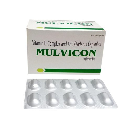 स्पेक्ट्रम मुल्विकॉन -विटामिन बी-कॉम्प्लेक्स और एंटी ऑक्सीडेंट कैप्सूल हेल्थ सप्लीमेंट्स