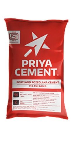 Grey Ppc Pozzolana Portland Priya Cement Easy To Uses And Weather Proof 50 Kg