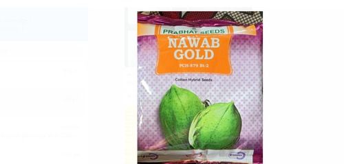 Prabhat Nawab Gold Pch- 879 Bt-2 Cotton Hybrid Seeds, Pack Of 100 Grams 