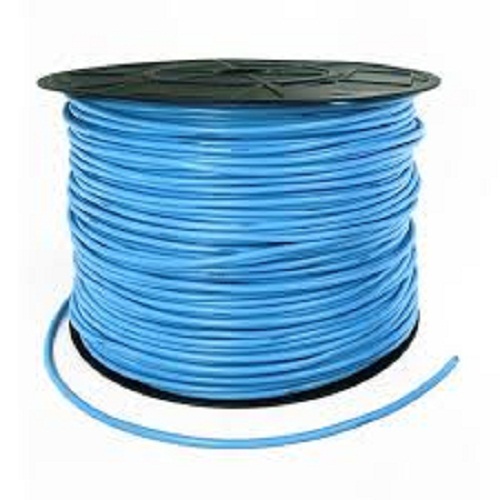 स्काई ब्लू रंग इलेक्ट्रिकल PVC वायर अच्छी क्वालिटी टिकाऊ और लंबाई 90 मीटर