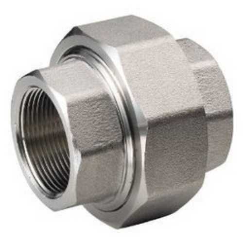 Stainless Steel Union For Drinking Water Pipe Usage, 3/4 Inch Size, 450 Mpa Tensile Strength