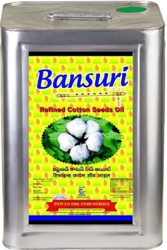 100 Percent Pure And Natural Bansuri Refined Cotton Seeds Oil For Cooking Ash %: 0%