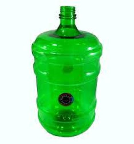 20 Liter Capacity Green Plastic Water Jar Lightweight Plastic And Easy To Uses