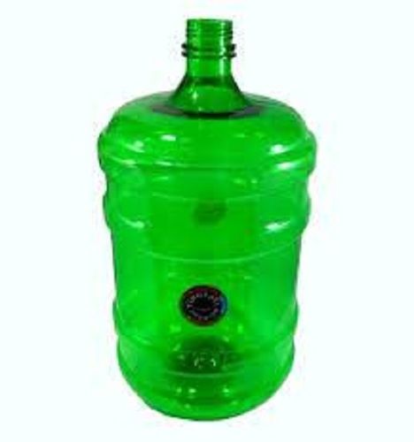 20 Liter Capacity Green Plastic Water Jar Lightweight Plastic And Easy To Uses Hardness: Rigid