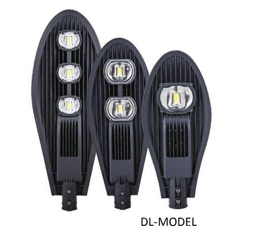 Black Color 230V Outdoor Metal Led Street Light Energy Efficiency And Quick Start Color Temperature: 2700 Kelvin (K)