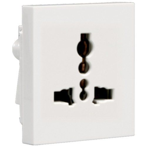 Pvc Evironment Friendly And Durable 13 Amps White Havells Socket For Electric Fittings