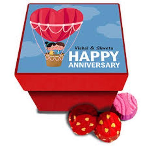 Exceptional Quality Anniversary Chocolate Gift Package Box