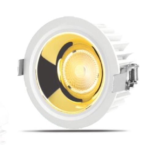 Comes In Various Colors Poly Carbonate Body And Round Shape 12W Indoor Led Cob Downlight