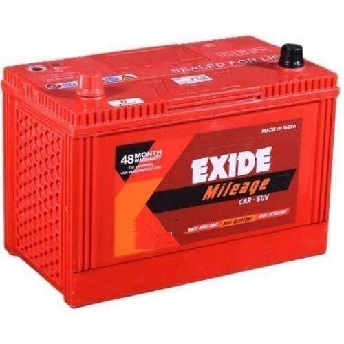 Red Car Exide Four Wheeler Cost Effective, Sleek And Modern Design Single 5-8Kg Battery