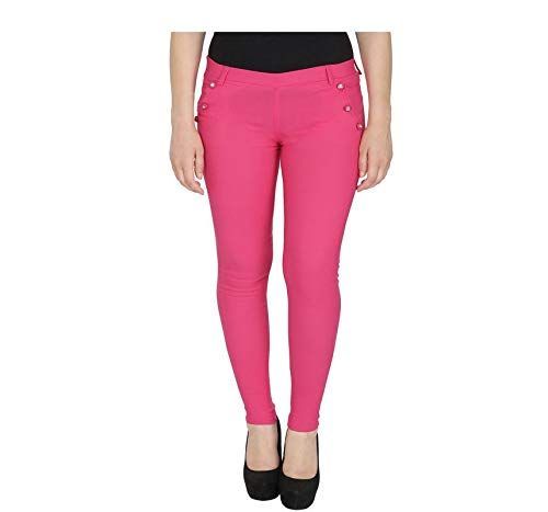 पिंक (गुलाबी) स्टाइलिश और आकर्षक आरामदायक स्किनी फिट लेडीज़ जींस