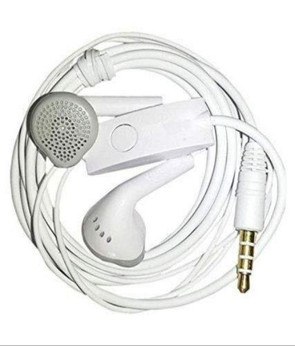 White Body Material Plastic Rubber Samsung Earphone