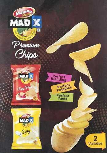 100% Delicious And Tangy Taste Crispy And Crunchy Majano Namkeen Premium Chips