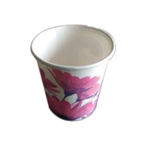 55 Ml Capacity Pink Printed Environment Friendly Round Shape Disposable Paper Cups