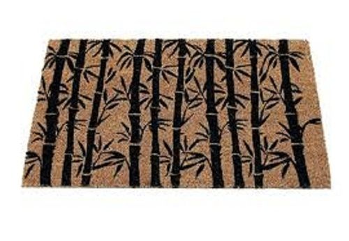 Brown And Black Sleek Design Printed Keep Your Foor Clean Free From Dust Handloom Mats 