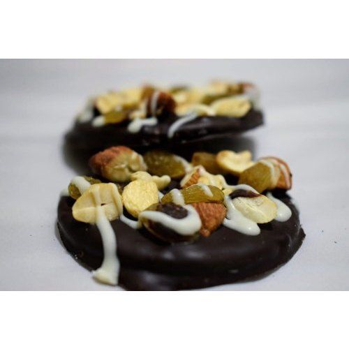 Brown Round Shape Healthy Yummy Tasty Delicious High In Fiber And Vitamins Dark Almond Chocolate