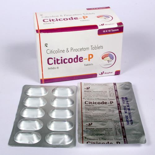 Medicine Grade Pharmaceutical Citicode P Citicoline Piracetam Tablets