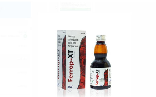 Ferrop-Xt Iron Syrup, Ferrous Ascorbate, Pack Of 200 Ml