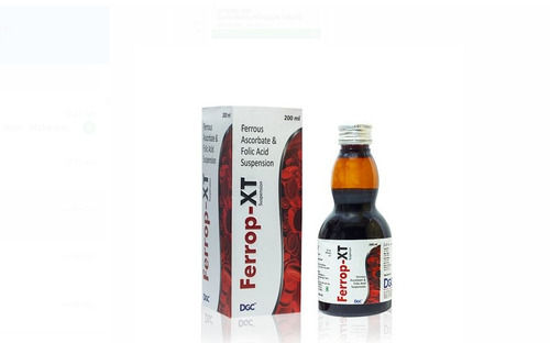 Ferrop-Xt Iron Syrup, Ferrous Ascorbate, Pack Of 200 Ml General Medicines