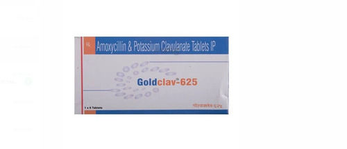 Goldclay-625 Amoxycillin And Potassium Clavulanate Tablets Purity: 99%